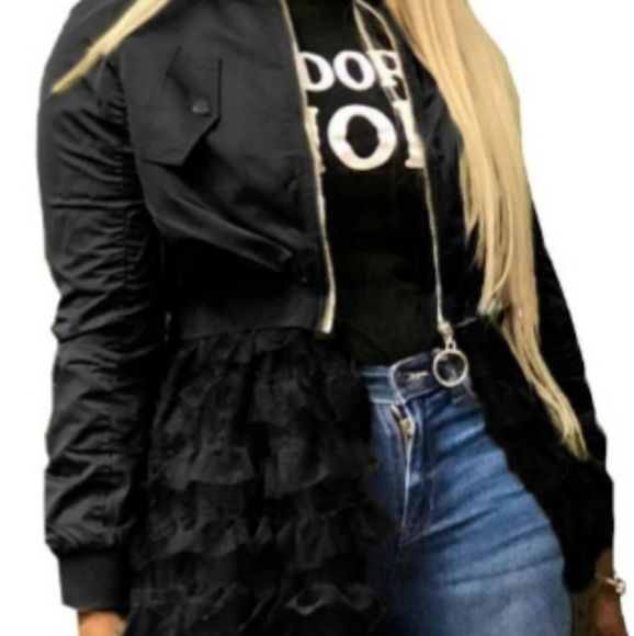 Frillz Sateen jacket - Picture 2 of 3